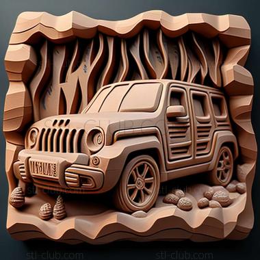 3D мадэль Jeep Liberty (STL)